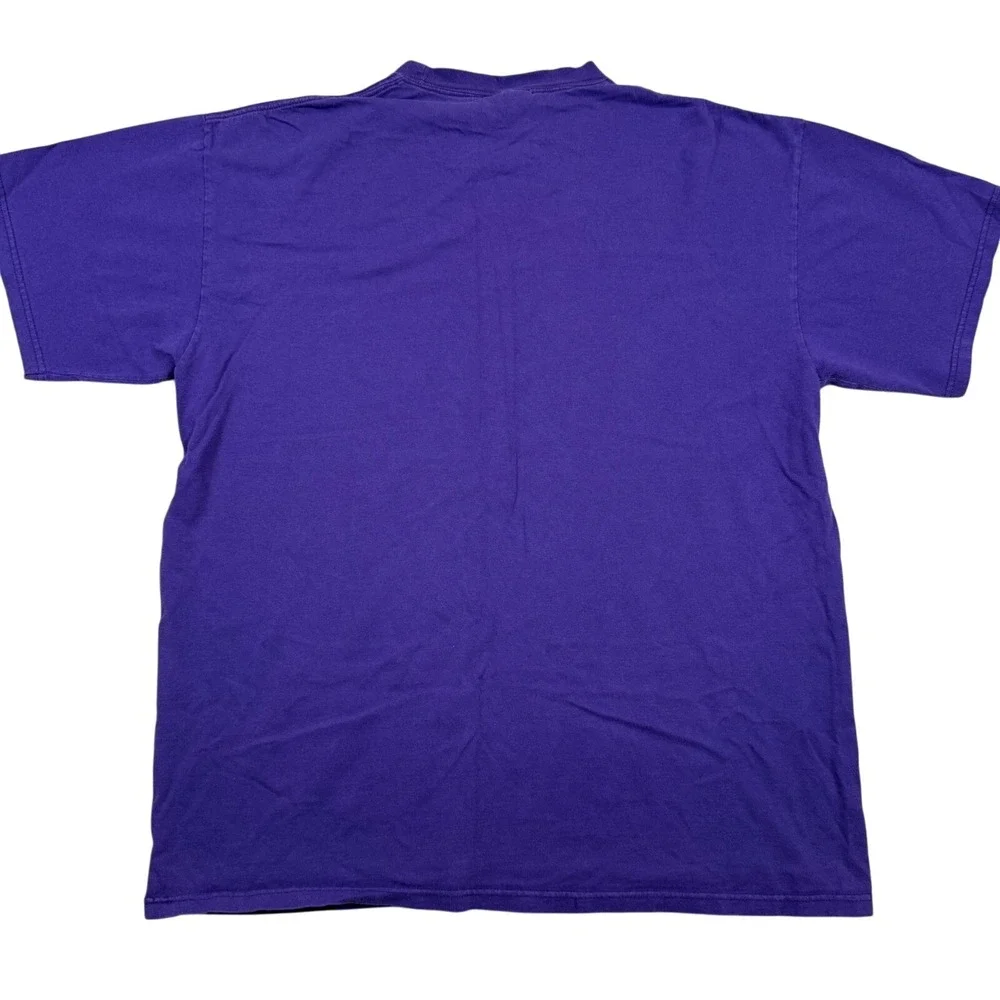 Vintage Nike‎ Colorado Rockies MLB Baseball Cotton T-Shirt Purple Mens XL